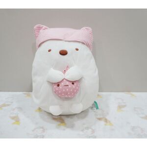 San-X Sumikko Gurashi Shirokuma Plush – Pink Pajamas Outfit